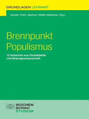 cover image of Brennpunkt Populismus